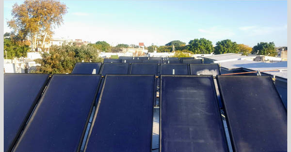 INSTALACION SOLAR TERMICA, HOTEL BELLA VISTA, MONTEVIDEO