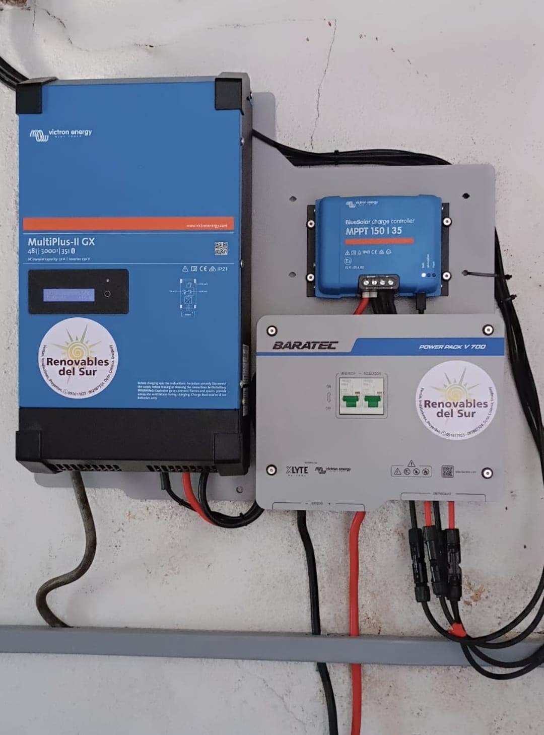 SISTEMA SOLAR FOTOVOLTAICO CON ALMACENAMIENTO EN LITIO.